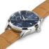 HAMILTON Jazzmaster Power Reserve Auto Blue Dial 42mm Silver Stainless Steel Brown Leather Strap H32635541 - 1