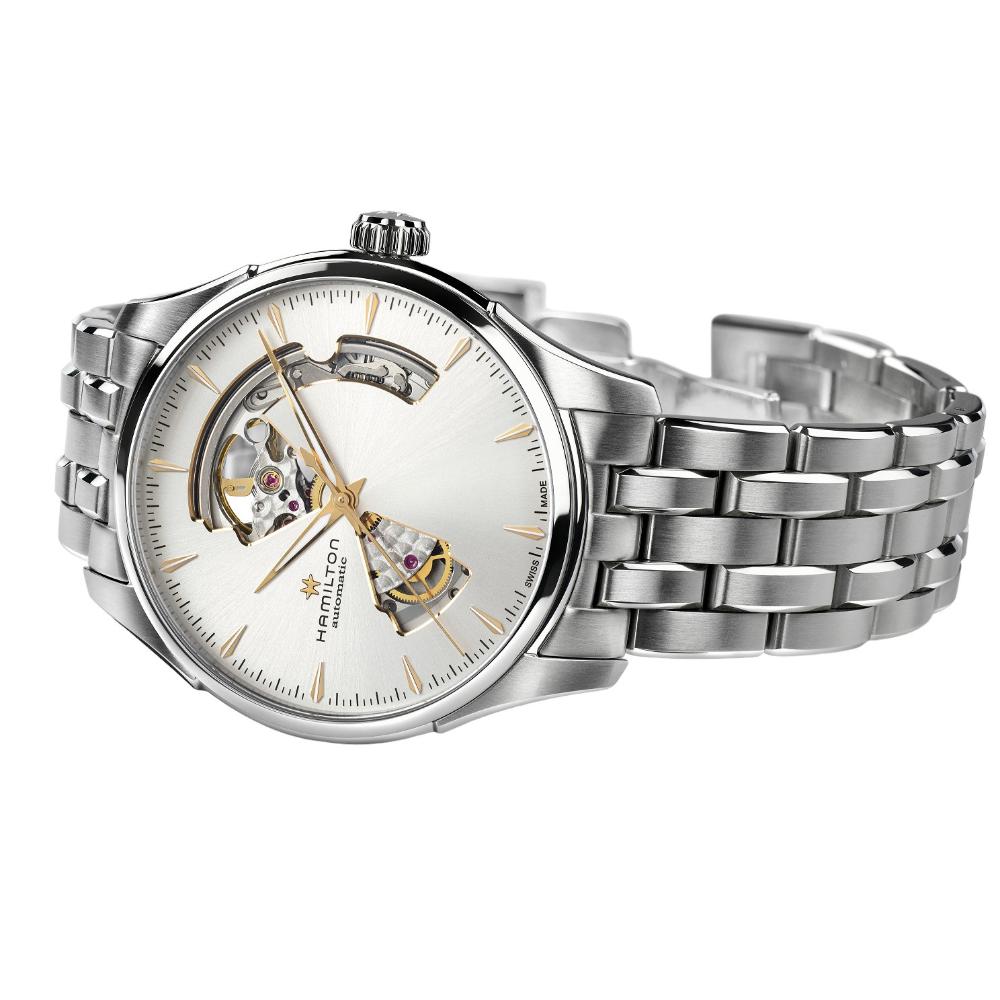 HAMILTON Jazzmaster Open Heart Auto Silver Dial 40mm Silver Stainless Steel Bracelet H32675151