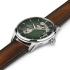 HAMILTON Jazzmaster Open Heart Auto Green Dial 40mm Silver Stainless Steel Brown Leather Strap H32675560 - 1