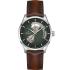 HAMILTON Jazzmaster Open Heart Auto Green Dial 40mm Silver Stainless Steel Brown Leather Strap H32675560 - 0