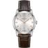 HAMILTON Jazzmaster Thinline Quartz Silver Dial 42mm Silver Stainless Steel Brown Leather Strap H38511513 - 0