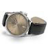 HAMILTON Jazzmaster Thinline Auto Beige Dial 40mm Silver Stainless Steel Black Leather Strap H38525721 - 1