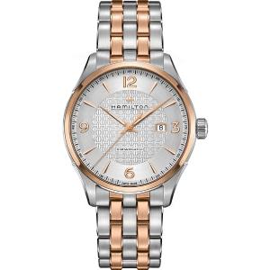 HAMILTON Jazzmaster Viewmatic Auto Silver Dial 44mm Two Tone Rose Gold & Silver Stainless Steel Bracelet H42725151 - 8952