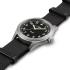 HAMILTON Khaki Field Quartz Black Dial 38mm Silver Stainless Steel Black Fabric Strap H69401430 - 1