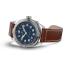 HAMILTON Khaki Field Expedition Auto Blue Dial 41mm Silver Stainless Steel Brown Leather Strap H70315540 - 1