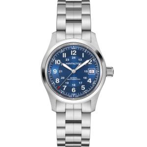 HAMILTON Khaki Field Automatic Blue Dial 38mm Silver Stainless Steel Bracelet H70455140 - 59720