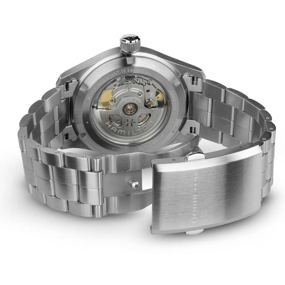 HAMILTON Khaki Field Automatic Green Dial 38mm Silver Stainless Steel Bracelet H70455160 - 6