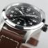 HAMILTON Khaki Field Automatic Black Dial 38mm Silver Stainless Steel Brown Leather Strap H70455533 - 3