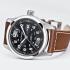 HAMILTON Khaki Field Auto Black Dial 42mm Silver Stainless Steel Brown Leather Strap H70555533 - 2