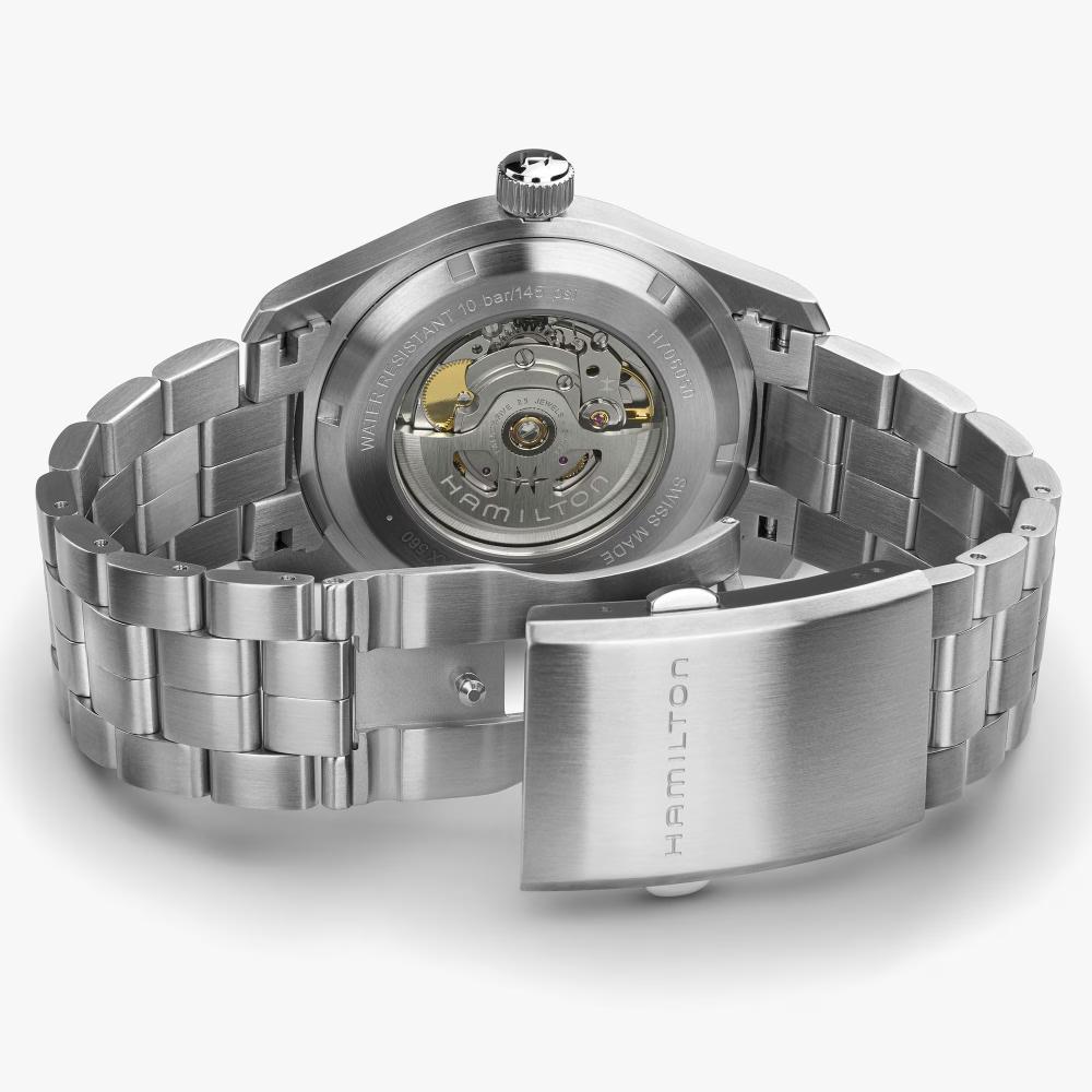 HAMILTON Khaki Field Automatic Blue Dial 42mm Silver Stainless Steel Bracelet H70605140 - 6