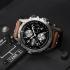 HAMILTON Khaki Aviation X-Wind Auto Chrono Black Dial 44mm Silver Stainless Steel Brown Leather Strap H77616533 - 4