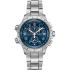 HAMILTON Khaki Aviation X-Wind GMT Chrono Quartz Blue Dial 46mm Silver Stainless Steel Bracelet H77922141 - 0