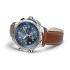 HAMILTON Khaki Aviation X-Wind GMT Chrono Quartz Blue Dial 46mm Silver Stainless Steel Brown Leather Strap H77922541 - 3