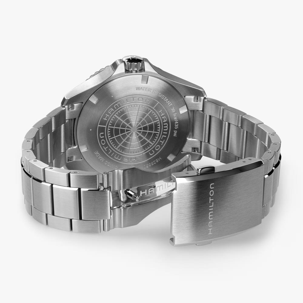 HAMILTON Khaki Navy Scuba Automatic GMT Beige Dial 43mm Silver Stainless Steel Bracelet H82555150