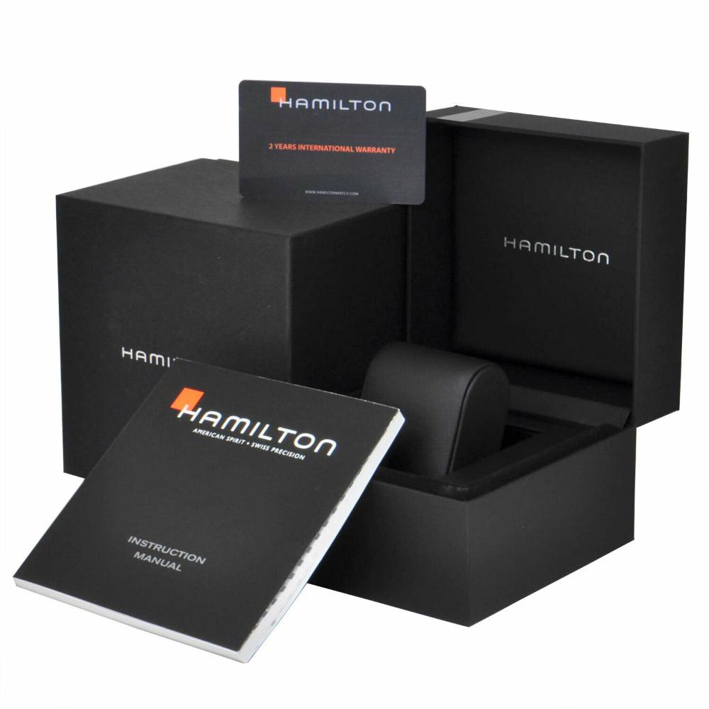 HAMILTON Jazzmaster Thinline Quartz Black Dial 42mm Silver Stainless Steel Bracelet H38511133 - 3