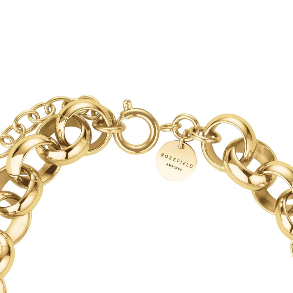 ROSEFIELD Chunky Bracelet Gold Stainless Steel JBCBG-J893