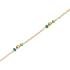 ROSEFIELD Emerald Dotted Bracelet Gold Stainless Steel JBEDG-J720 - 1