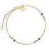 ROSEFIELD Emerald Dotted Bracelet Gold Stainless Steel JBEDG-J720 - 0