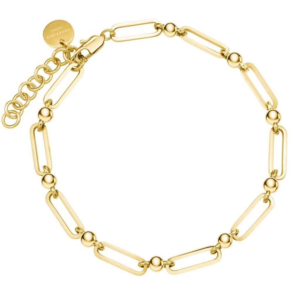 ROSEFIELD Dotted Multilink Bracelet Gold Stainless Steel JBMCG-J589