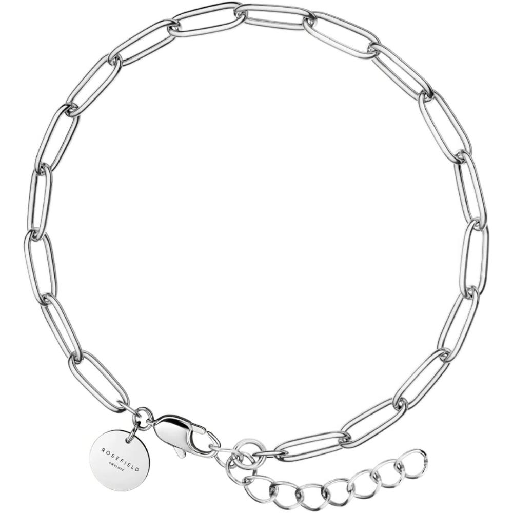 ROSEFIELD Rectangle Bracelet Silver Stainless Steel JBRCS-J562