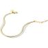 ROSEFIELD Duo Snake Bracelet Two Tone Gold Stainless Steel JBSCD-J677 - 2