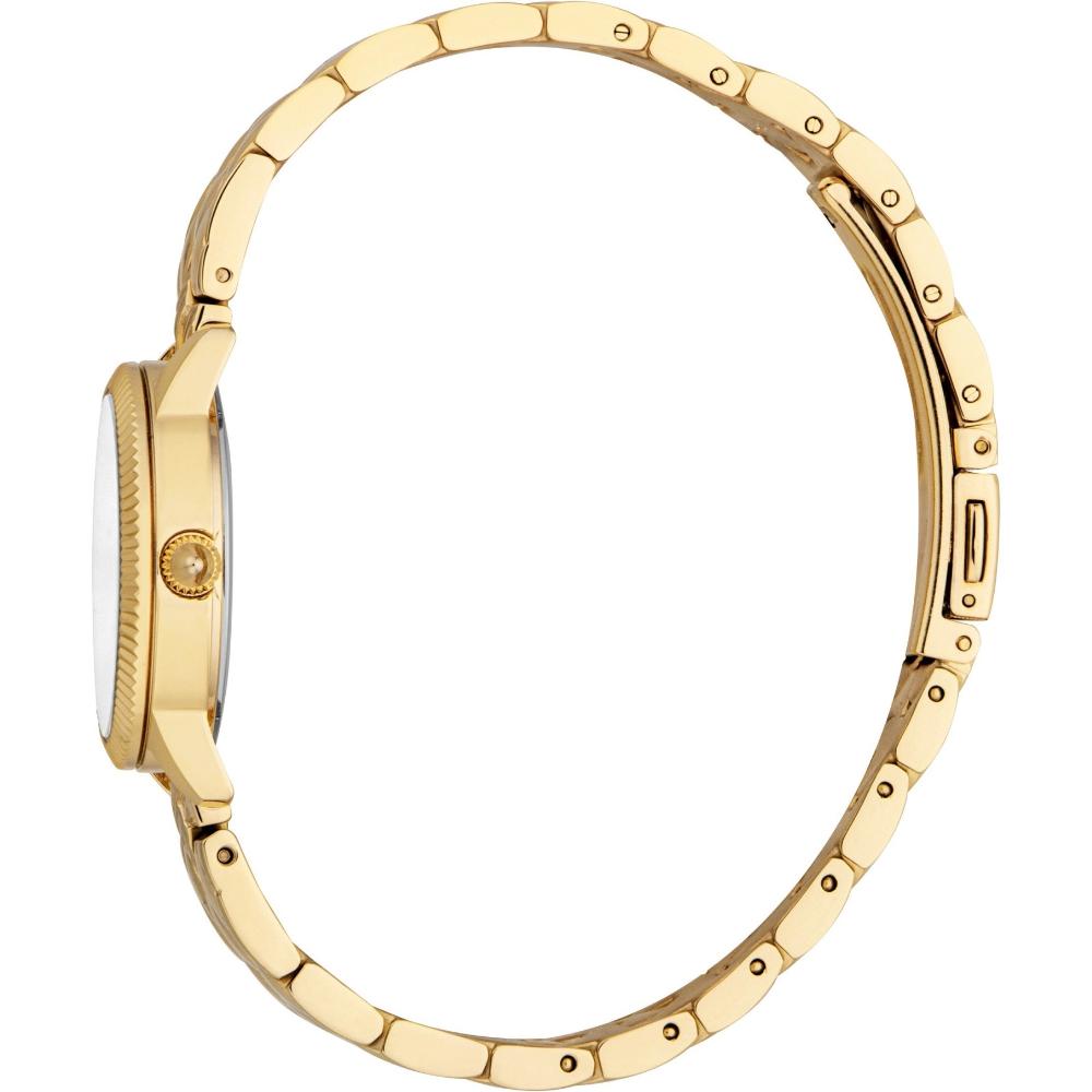 JUST CAVALLI Glam White Dial 28mm Gold Stainless Steel Bracelet JC1L258M0235