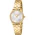 JUST CAVALLI Glam White Dial 28mm Gold Stainless Steel Bracelet JC1L258M0235 - 0