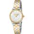 JUST CAVALLI Glam White Pearl Dial 28mm Two Tone Gold Stainless Steel Bracelet JC1L258M0265 - 0