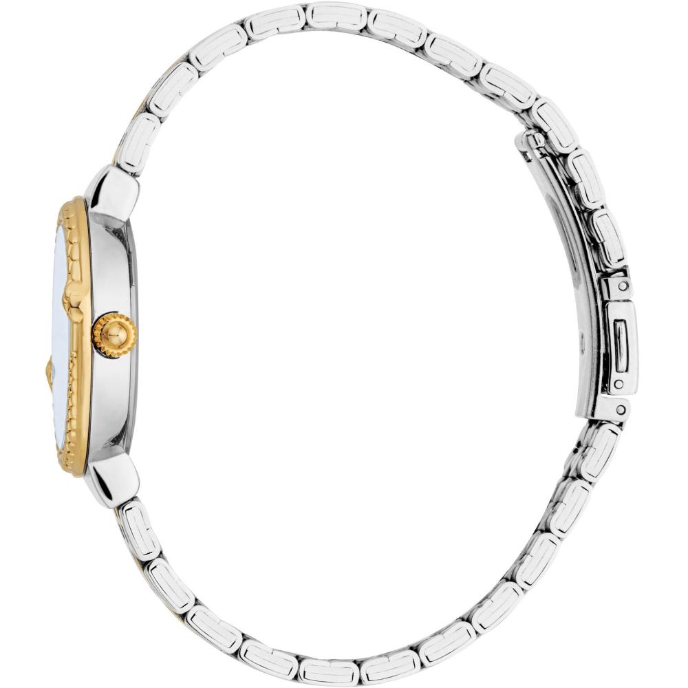 JUST CAVALLI Snake Gift Set Blue Dial 30mm Two Tone Gold Stainless Bracelet JC1L311M0065