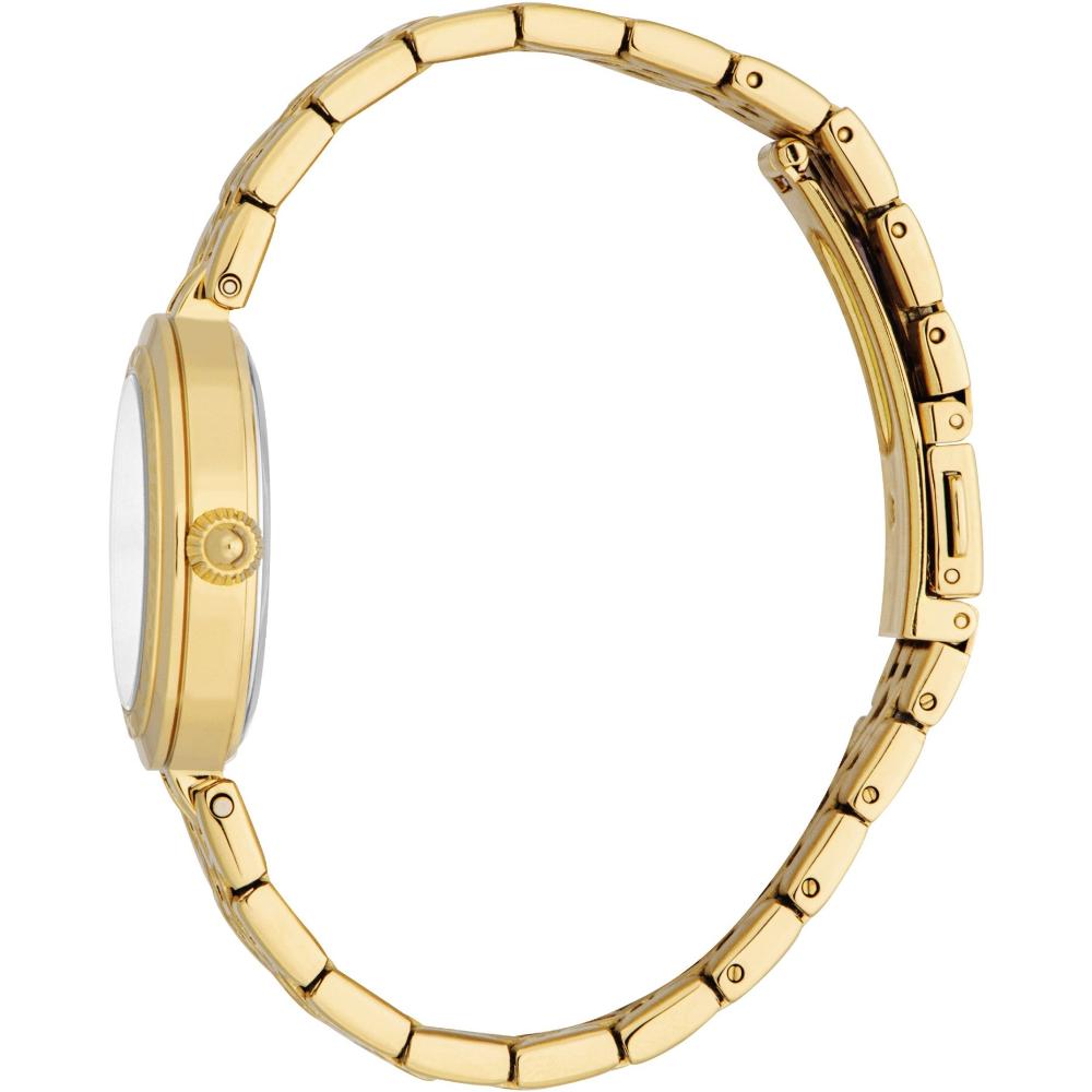 JUST CAVALLI Animalier Silver Dial 30mm Gold Stainless Steel Bracelet JC1L314M0055