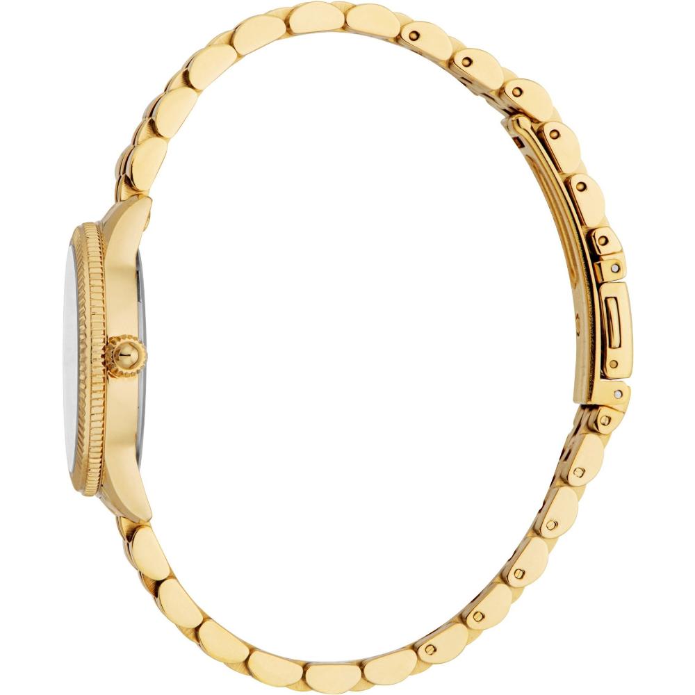 JUST CAVALLI Valentine's Gift Set Silver Dial 30mm Gold Stainless Bracelet JC1L315M0055