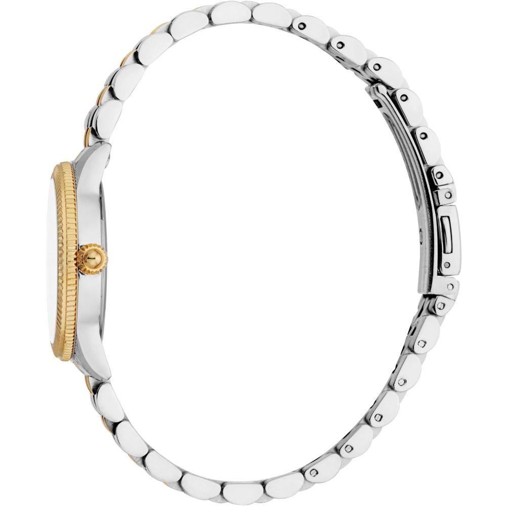 JUST CAVALLI Valentine's Silver Gift Set Dial 30mm Two Tone Gold Stainless Bracelet JC1L315M0085