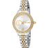 JUST CAVALLI Glam Silver Dial 30mm Two Tone Gold Stainless Steel Bracelet JC1L316M0095 - 0