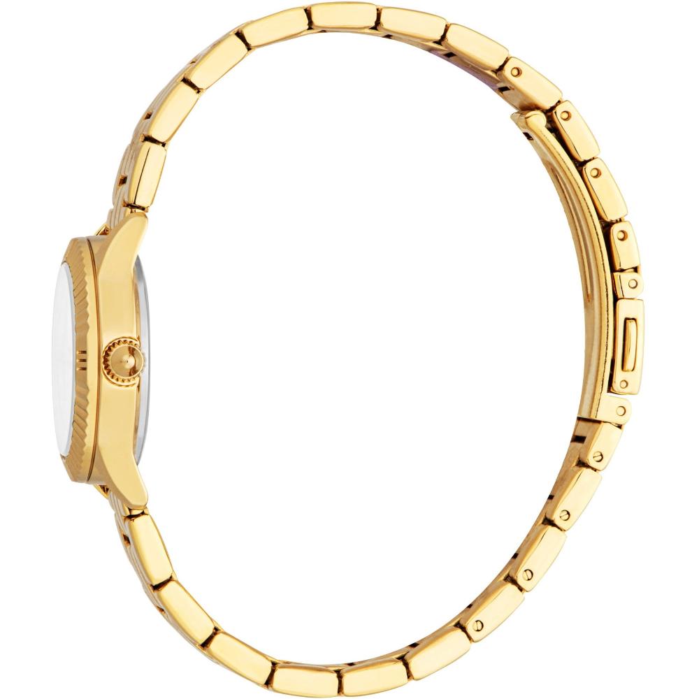 JUST CAVALLI Mini Raffinata Gift Set Silver Dial 26mm Gold Stainless Steel Bracelet JC1L328M0055