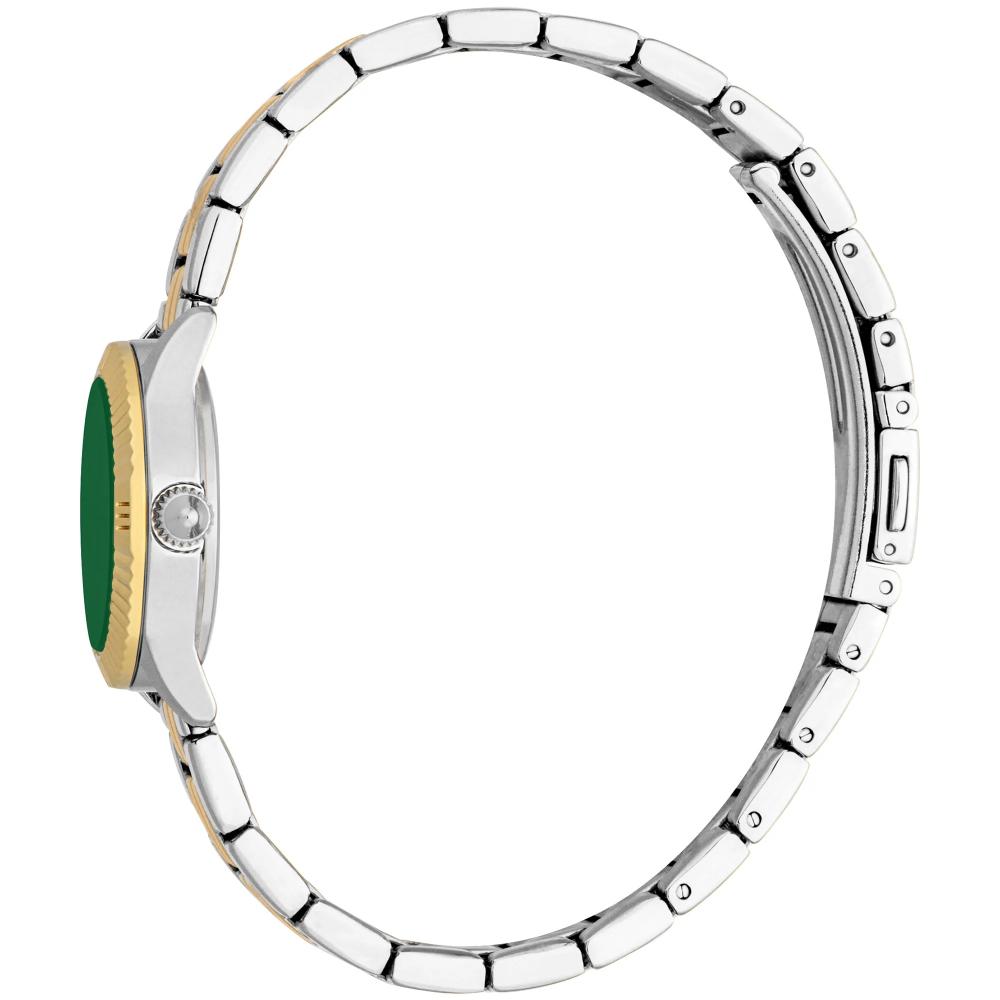 JUST CAVALLI Mini Raffinata Gift Set Green Dial 26mm Two Tone Gold Stainless Steel Bracelet JC1L328M0085