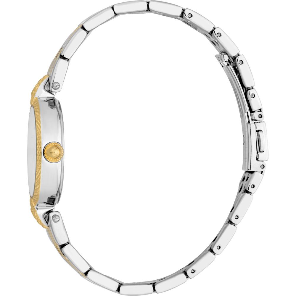 JUST CAVALLI Mini Gift Set Silver Dial 28mm Two Tone Gold Stainless Steel Bracelet JC1L330M0075