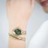 JUST CAVALLI Signature Snake Green Dial 22x28mm Gold Stainless Steel Bracelet JC1L356M0035 - 3