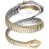 JUST CAVALLI Signature Snake White MOP Dial 22x35mm Two-Tone Gold Stainless Steel Bracelet JC1L357M0055 - 2