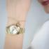 JUST CAVALLI Animalier Sublime Gift Set Silver Dial 30mm Gold Stainless Steel Bracelet JC1L360M0055-5