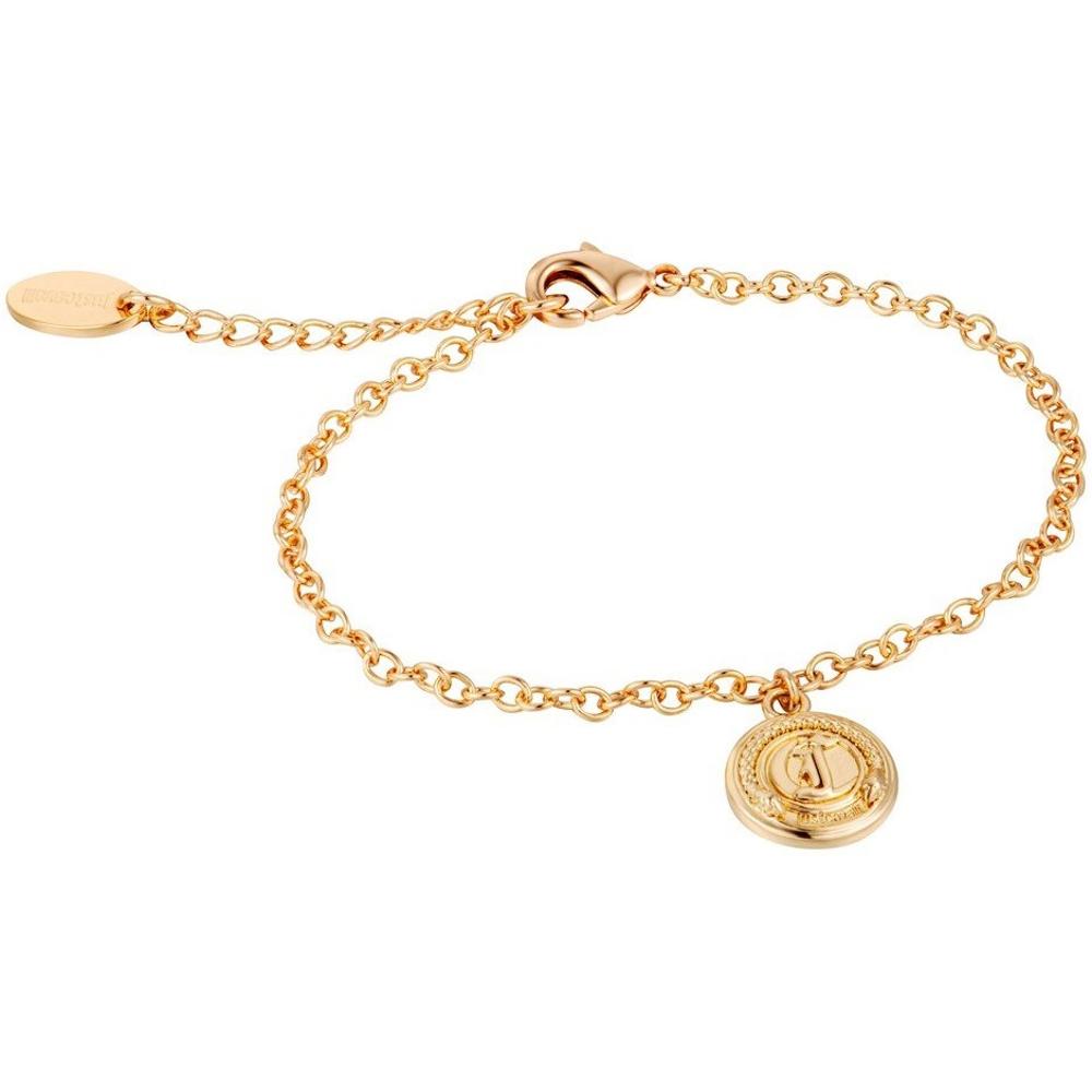 JUST CAVALLI Animalier Sublime Gift Set Silver Dial 30mm Gold Stainless Steel Bracelet JC1L360M0055