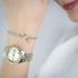 JUST CAVALLI Glam Gift Set  Silver Dial 32mm Two-Tone Gold Stainless Steel Bracelet JC1L361M0075-5