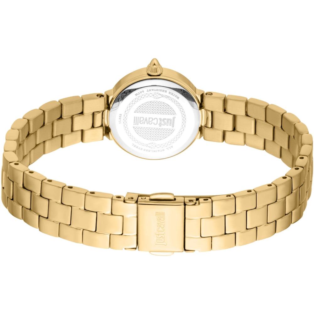 JUST CAVALLI Mini Serenata Champagne Dial 23mm Gold Stainless Steel Bracelet JC1L362M0055