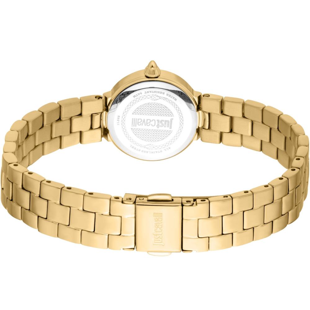 JUST CAVALLI Mini Serenata Green Dial 23mm Gold Stainless Steel Bracelet JC1L362M0065