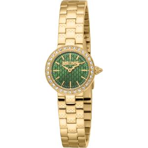 JUST CAVALLI Mini Serenata Green Dial 23mm Gold Stainless Steel Bracelet JC1L362M0065 - 60894
