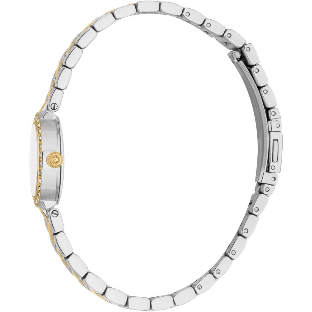 JUST CAVALLI Mini Serenata Silver Dial 23mm Two-Tone Gold Stainless Steel Bracelet JC1L362M0085