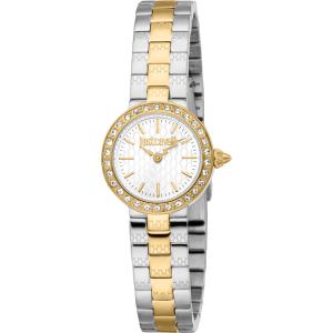 JUST CAVALLI Mini Serenata Silver Dial 23mm Two-Tone Gold Stainless Steel Bracelet JC1L362M0085 - 60932