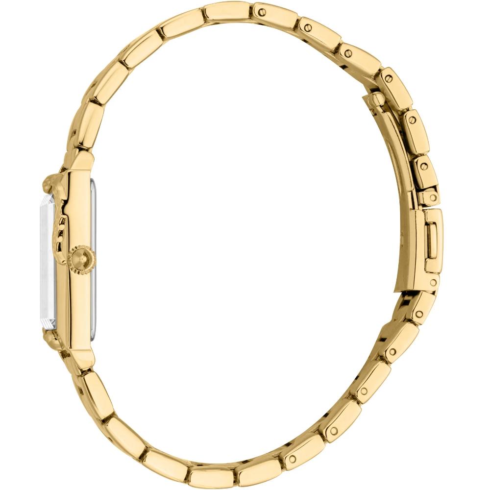JUST CAVALLI Snake White Dial 20x27mm Gold Stainless Steel Bracelet JC1L364M0065