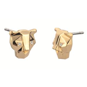 JUST CAVALLI Animalier Earrings Gold Stainless Steel with Cubic Zirconia JCER01363200 - 40483