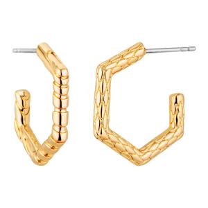 JUST CAVALLI Logo Earrings Gold Stainless Steel JCER01743200 - 47793