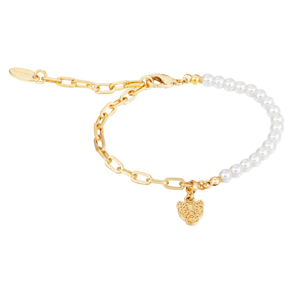 JUST CAVALLI Fashion Bracelet Gold Stainless Steel With Pearls JCFB00823200